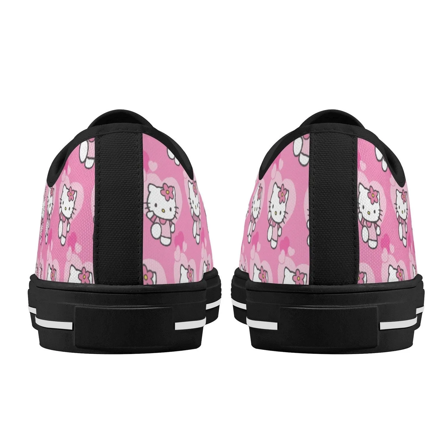 Little Kitty Womens Low Top Canvas Shoes