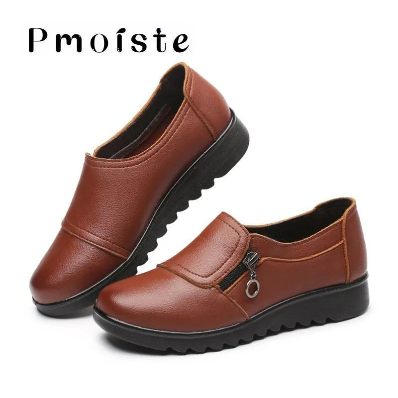 Loafers flats superstar shoes round toe solid shoes