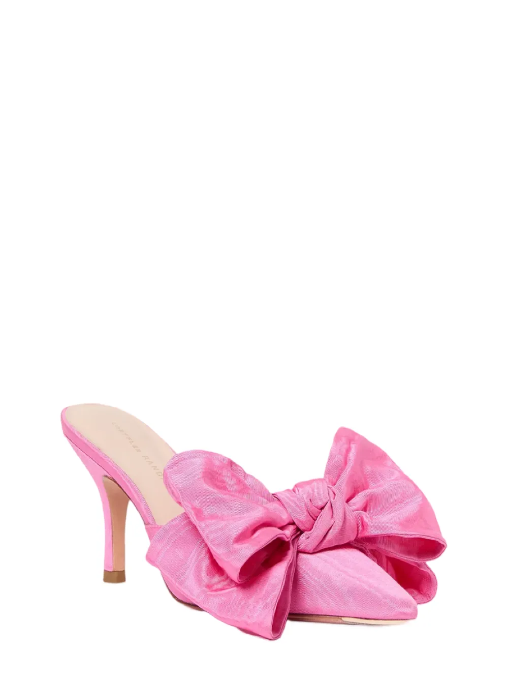 Loeffler Randall Margot Rose Moiré Bow Mule