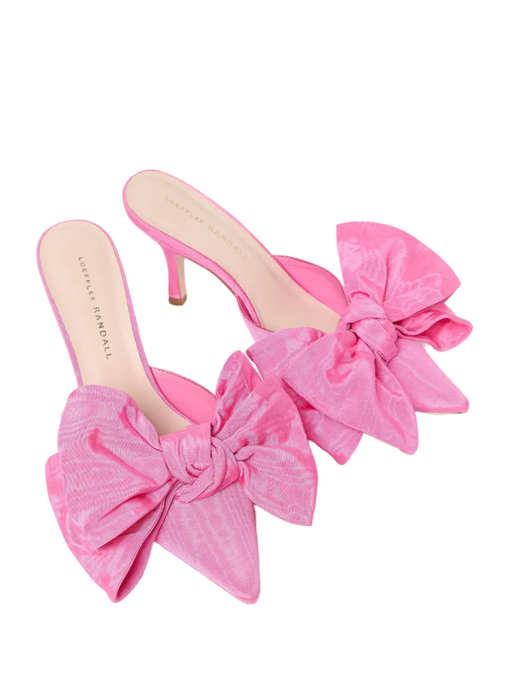 Loeffler Randall Margot Rose Moiré Bow Mule