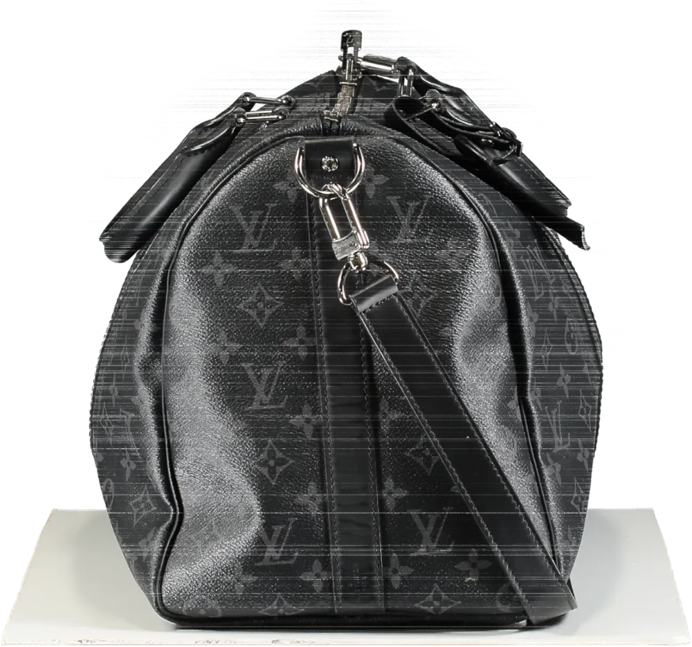 Louis Vuitton Black Keepall Bandoulière 45 Weekend Bag