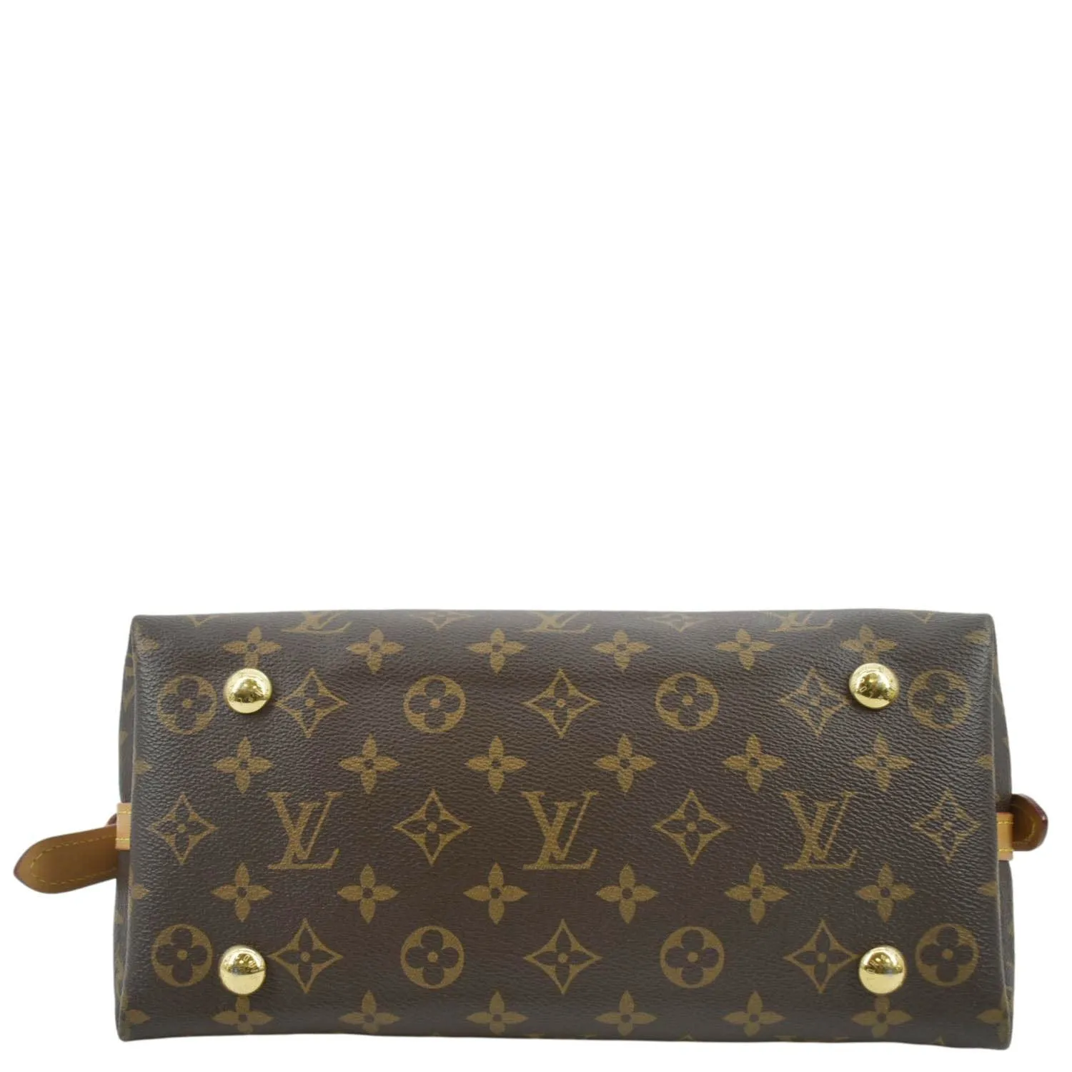 LOUIS VUITTON Carryall PM Monogram Canvas Shoulder Bag Brown