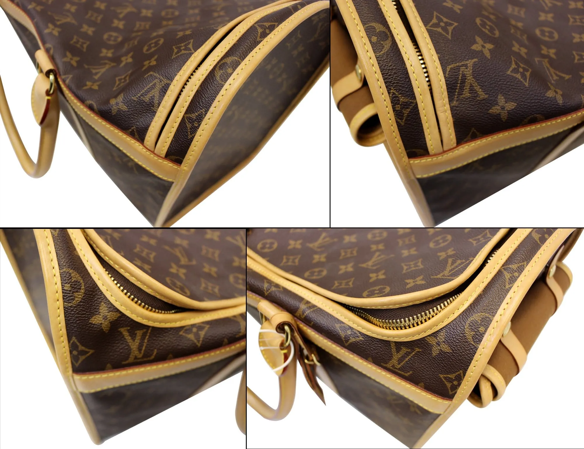 LOUIS VUITTON Sac Chien 50 Monogram Canvas  Dog Carrier