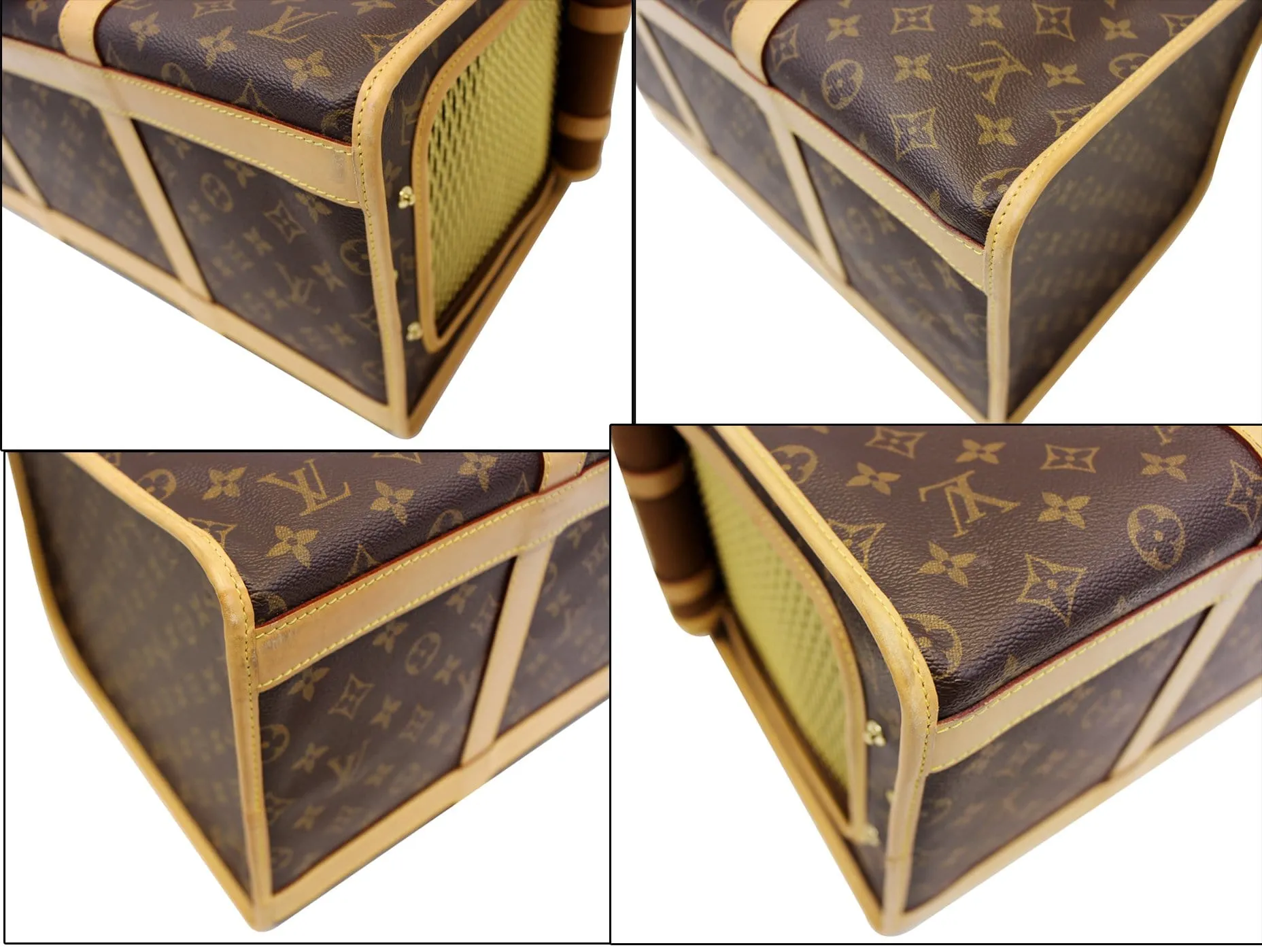 LOUIS VUITTON Sac Chien 50 Monogram Canvas  Dog Carrier