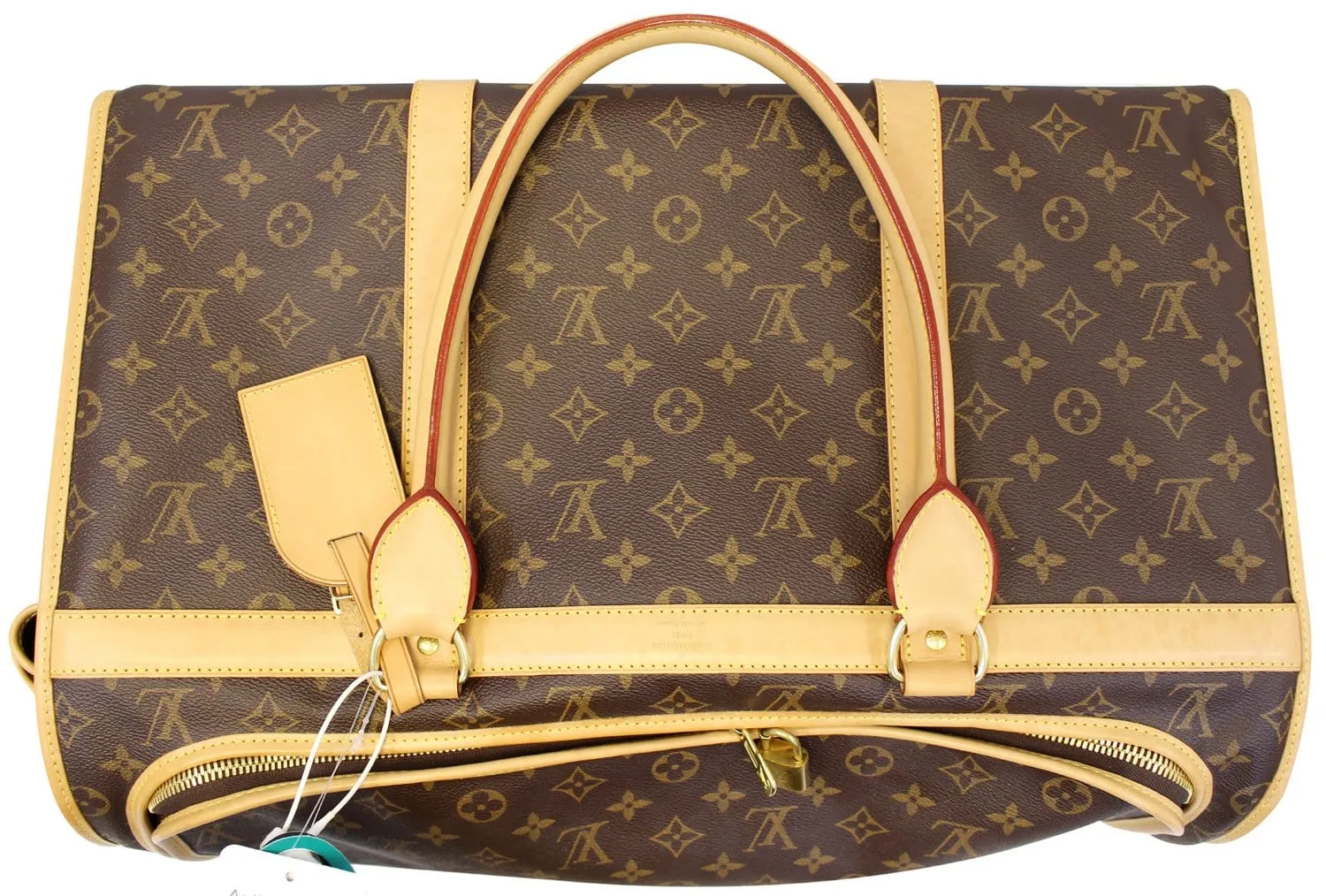 LOUIS VUITTON Sac Chien 50 Monogram Canvas  Dog Carrier