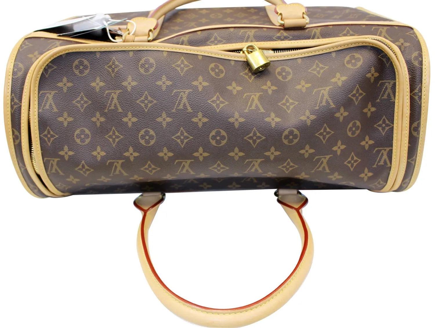 LOUIS VUITTON Sac Chien 50 Monogram Canvas  Dog Carrier
