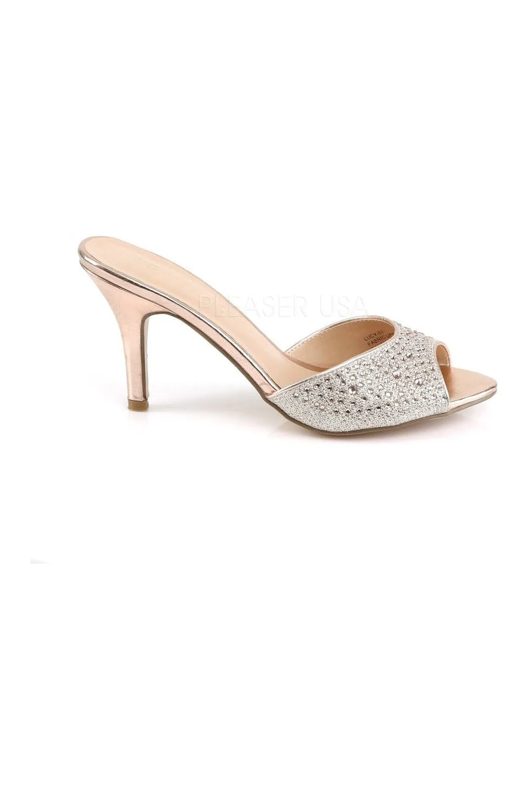 LUCY-01 Slide | Gold Fabric