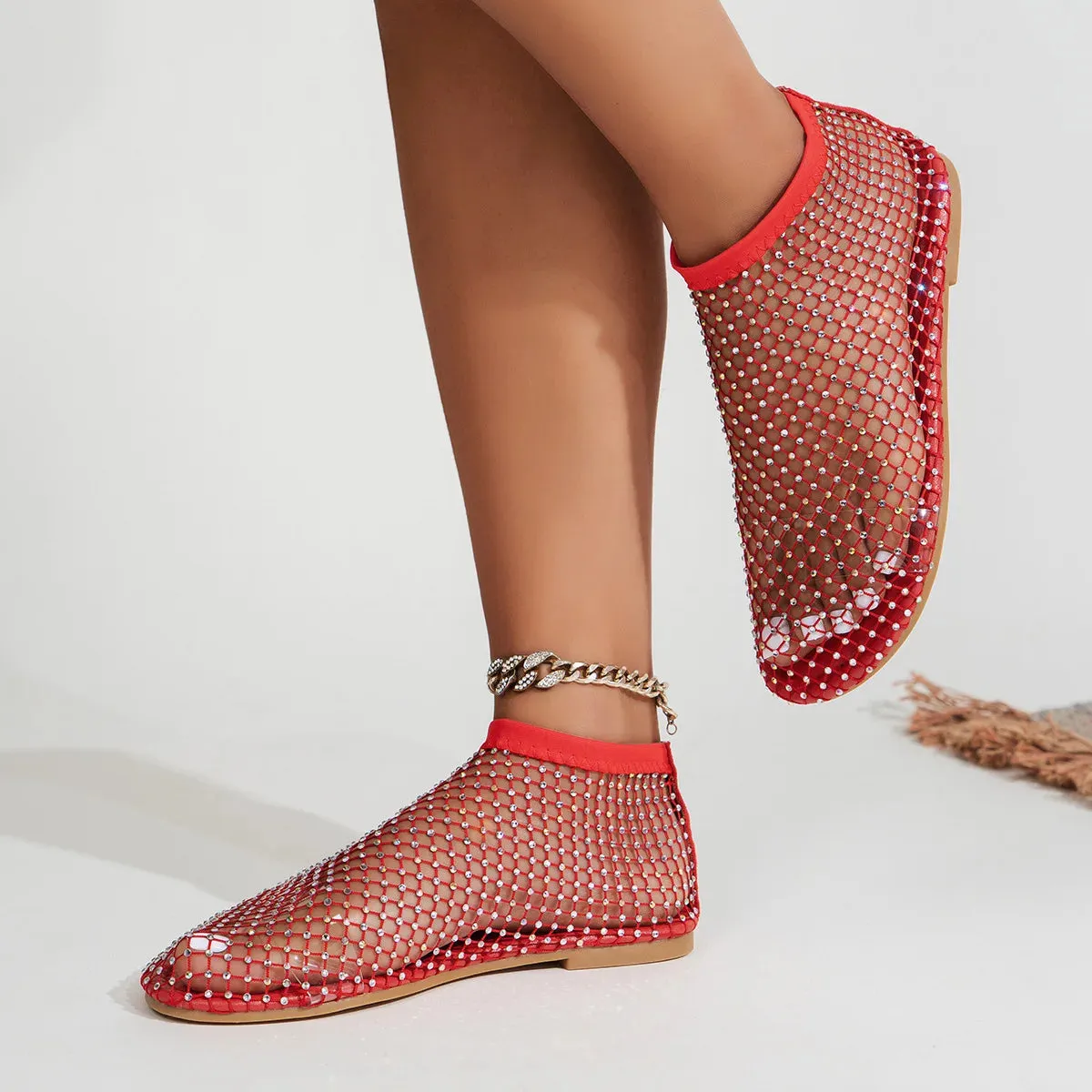 Luxury Brand Hollow Short Boots Sandals