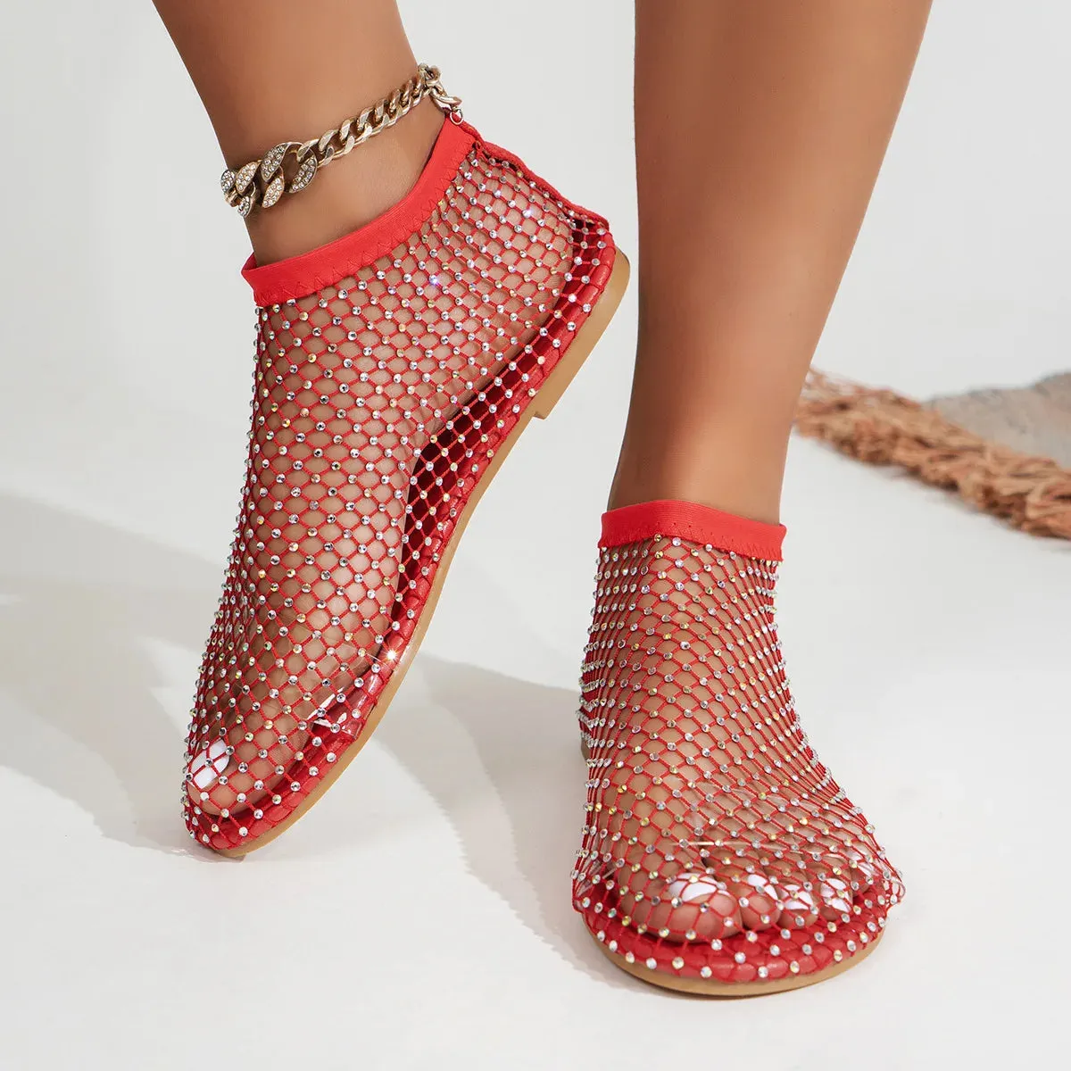 Luxury Brand Hollow Short Boots Sandals