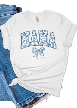 Mama Bow Coquette Bella Canvas T-Shirt