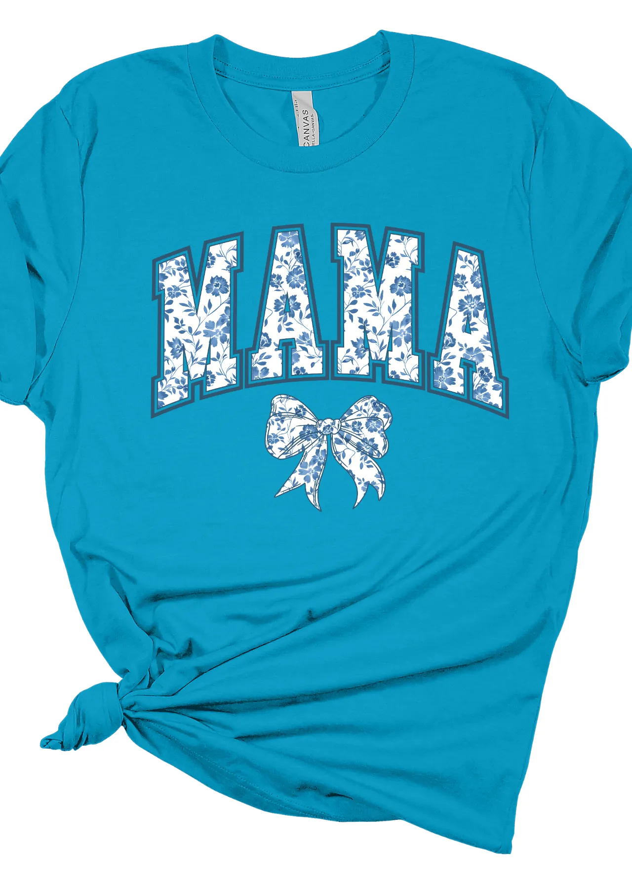 Mama Bow Coquette Bella Canvas T-Shirt