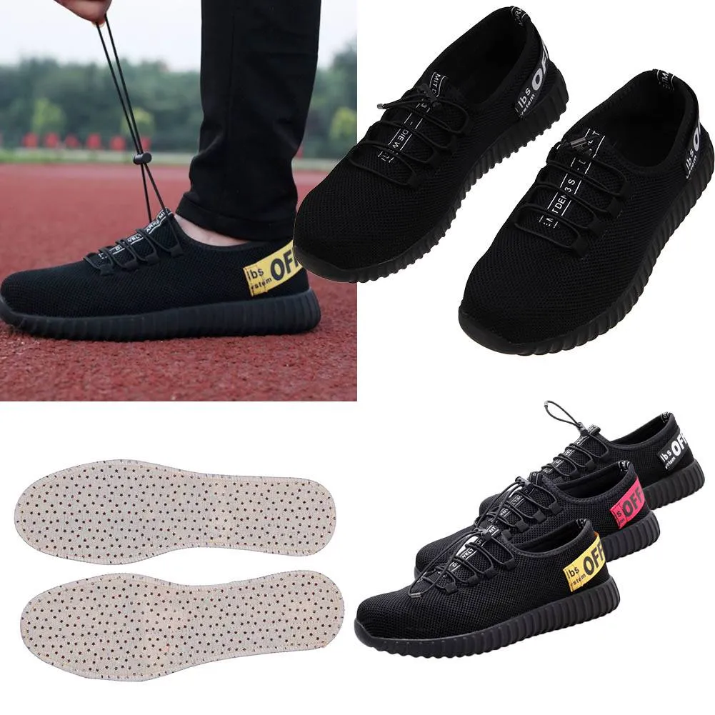 Man Safety Work Shoes Steel Toe Cap Hiking Boots Sport Breathable