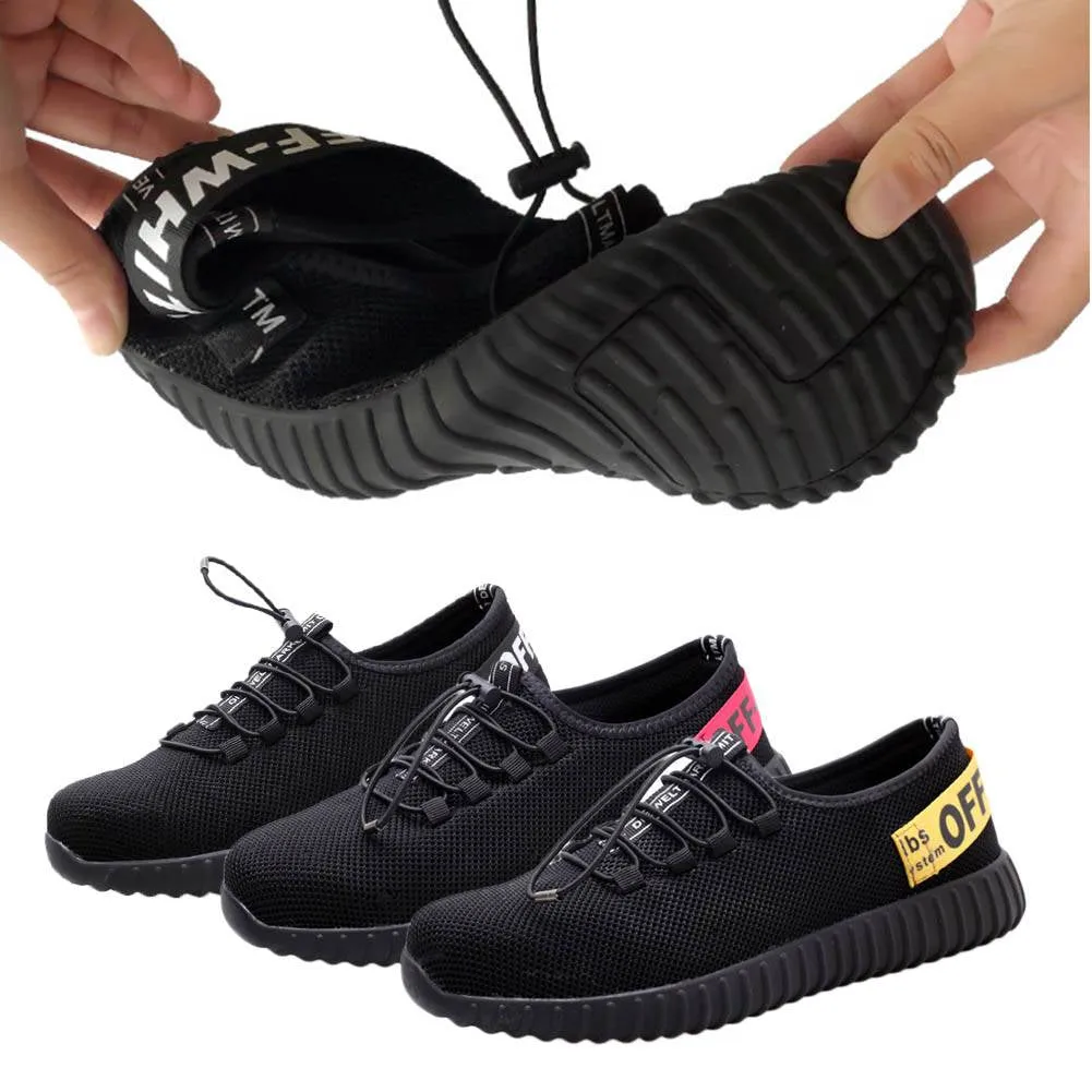 Man Safety Work Shoes Steel Toe Cap Hiking Boots Sport Breathable