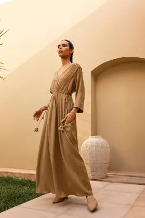 Marrakesh Woollen Kaftan (Sand)