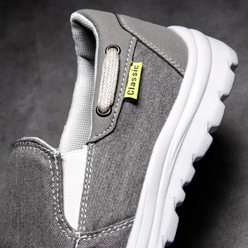 Men Canvas Casual Breathable Footwear Flat Shoes