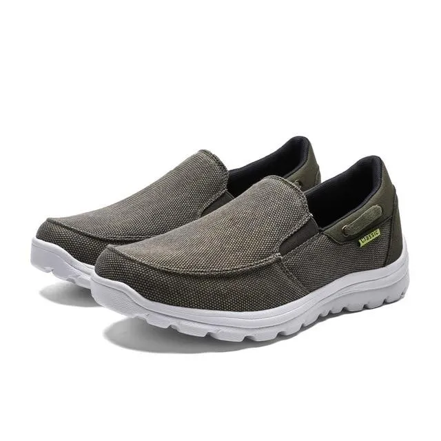 Men Canvas Casual Breathable Footwear Flat Shoes