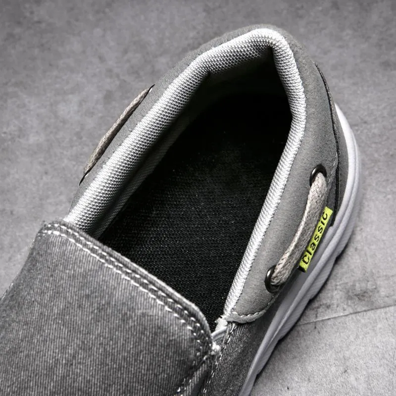 Men Canvas Casual Breathable Footwear Flat Shoes