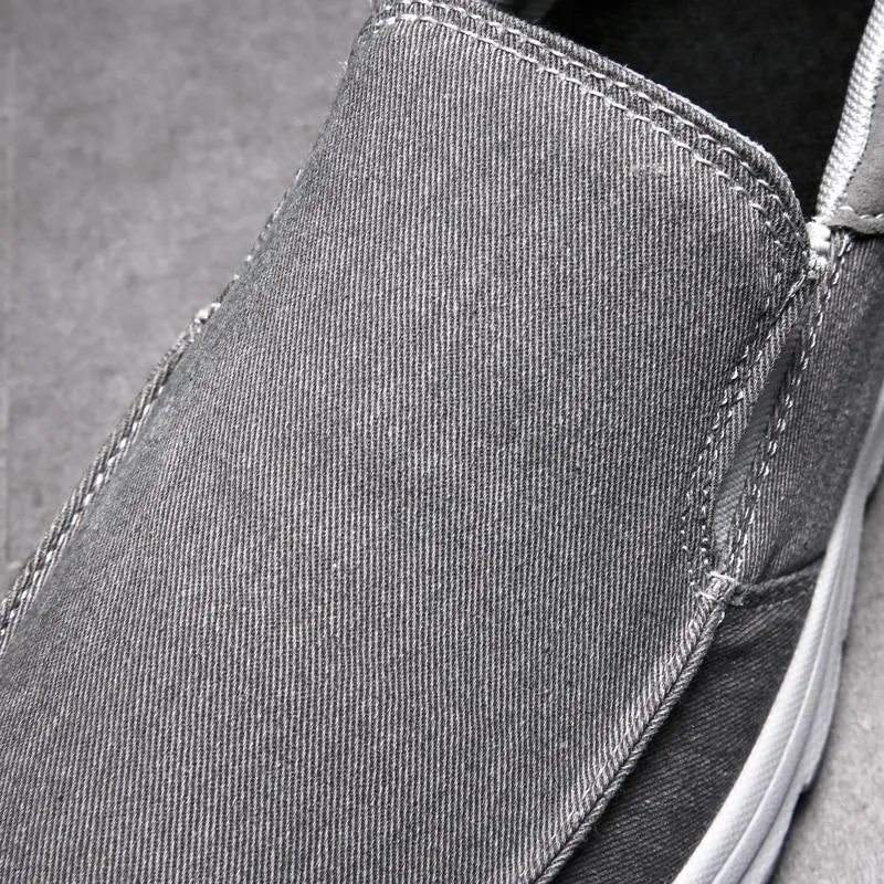 Men Canvas Casual Breathable Footwear Flat Shoes