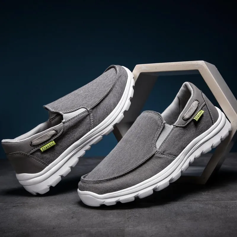 Men Canvas Casual Breathable Footwear Flat Shoes