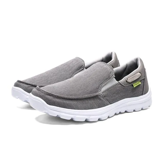 Men Canvas Casual Breathable Footwear Flat Shoes