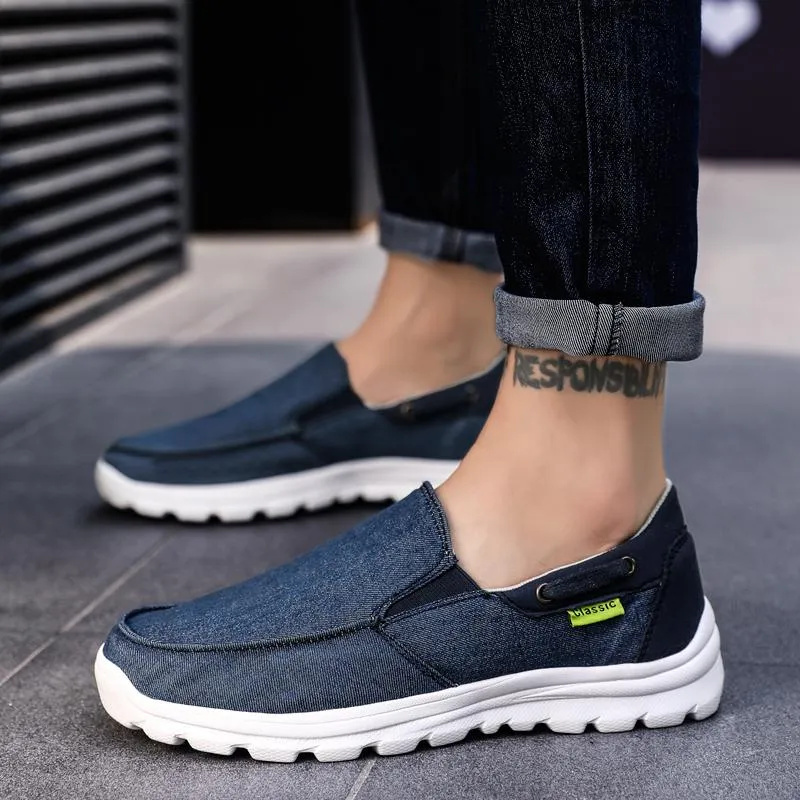 Men Canvas Casual Breathable Footwear Flat Shoes