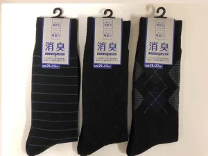 Mens Deodorant Pattern Crew Socks