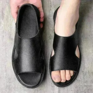 Men's Sandals Summer Men's Casual Soft Bottom Non-slip Wear-resistant And Deodorant Beach