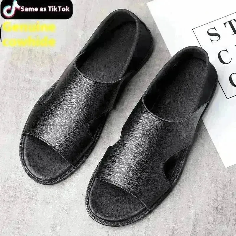 Men's Sandals Summer Men's Casual Soft Bottom Non-slip Wear-resistant And Deodorant Beach