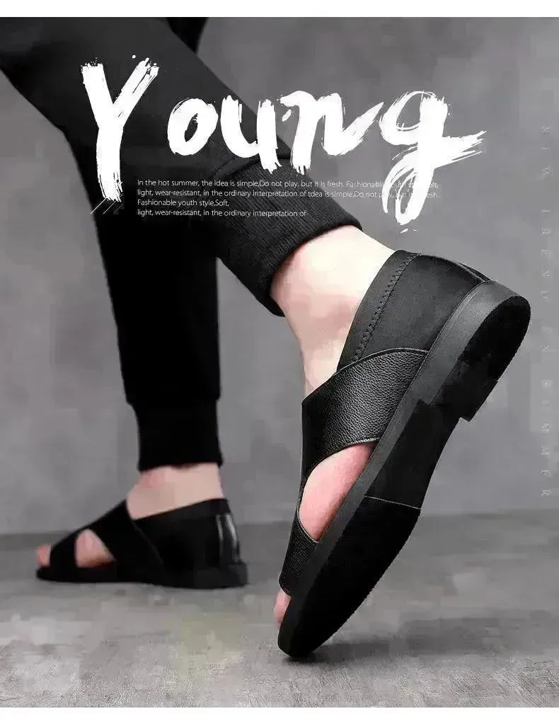 Men's Sandals Summer Men's Casual Soft Bottom Non-slip Wear-resistant And Deodorant Beach