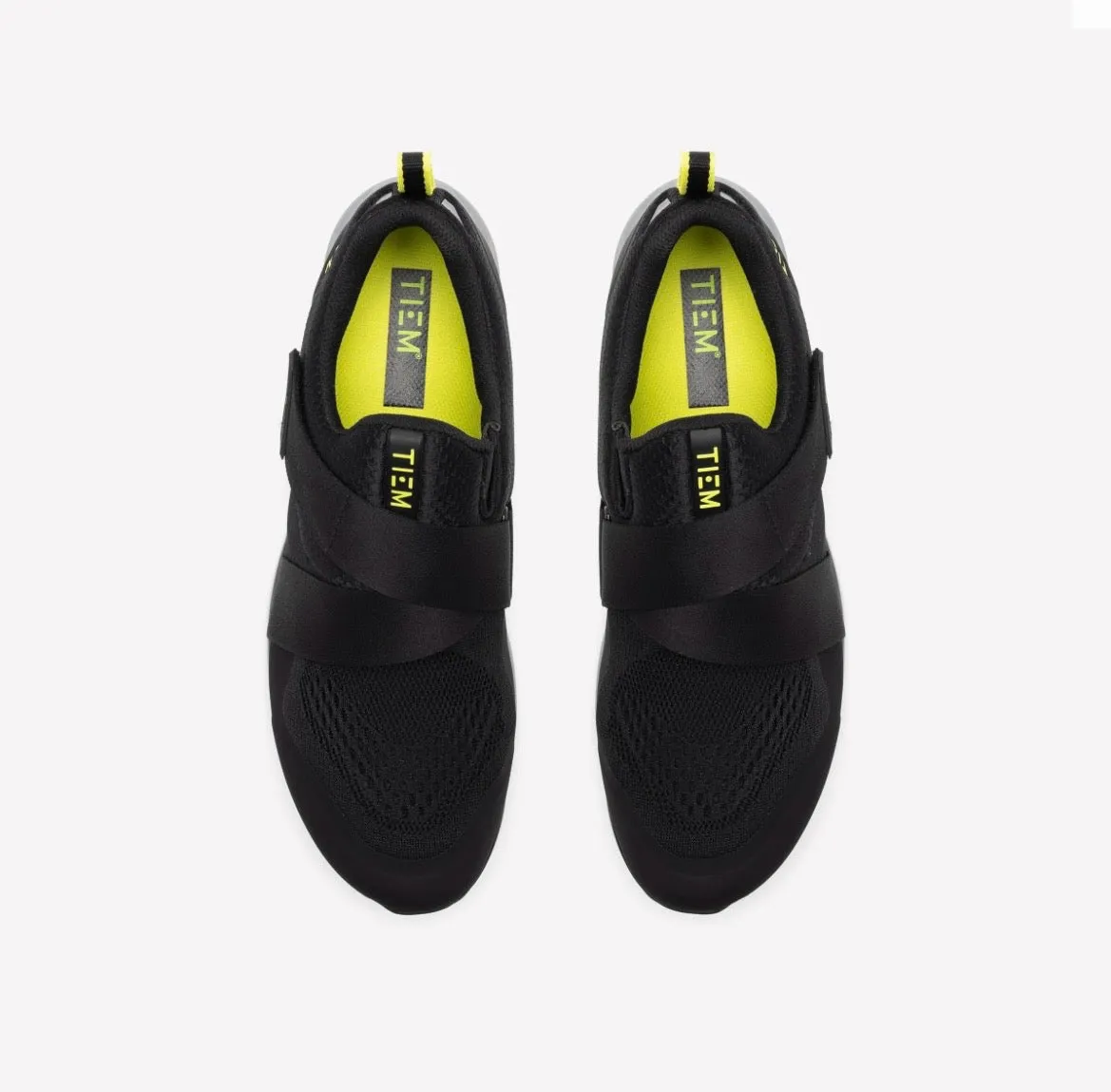 Men's Tiem Slipstream Cycle Shoes - Black/Citron