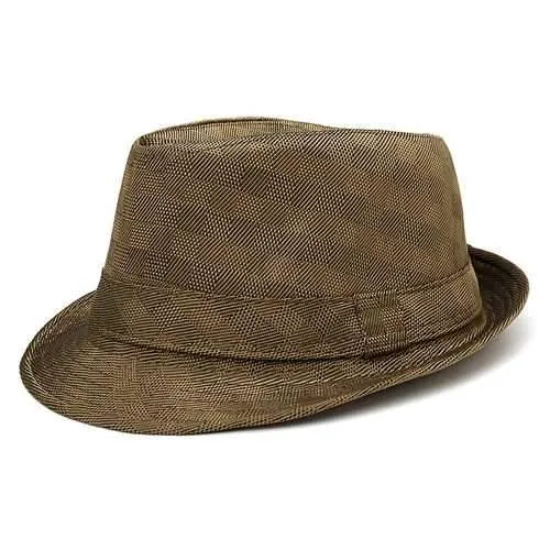 Mens Womens Classic Outdoor Canvas Plaid Jazz Hat