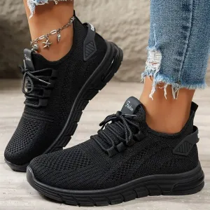 Mesh Breathable Round Toe Athletic