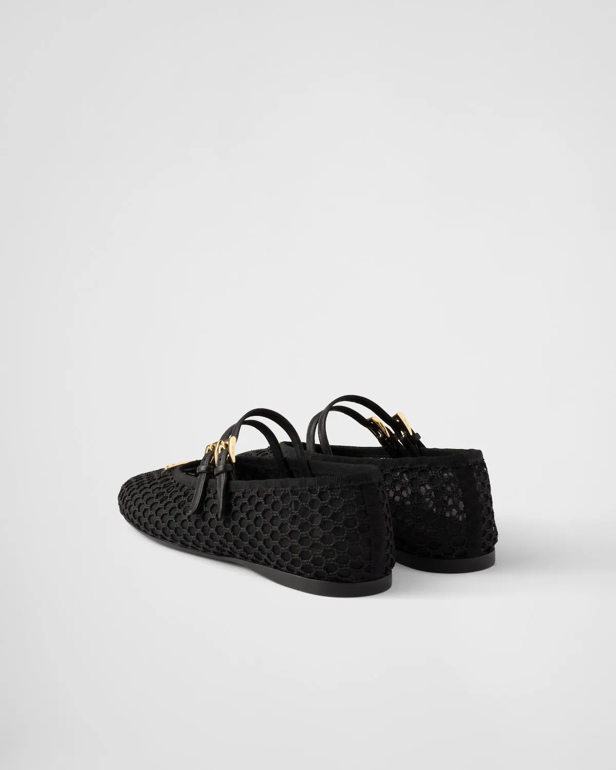 Mesh Fabric Ballerinas