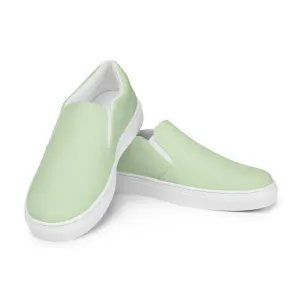 Mint - Sustainably Made Women's  Slip-On Canvas Shoes