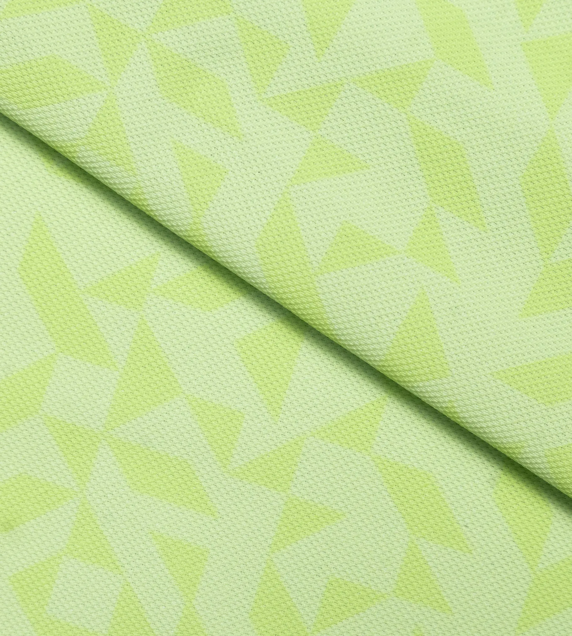 MODERN ABSTRACT POLO - LIME