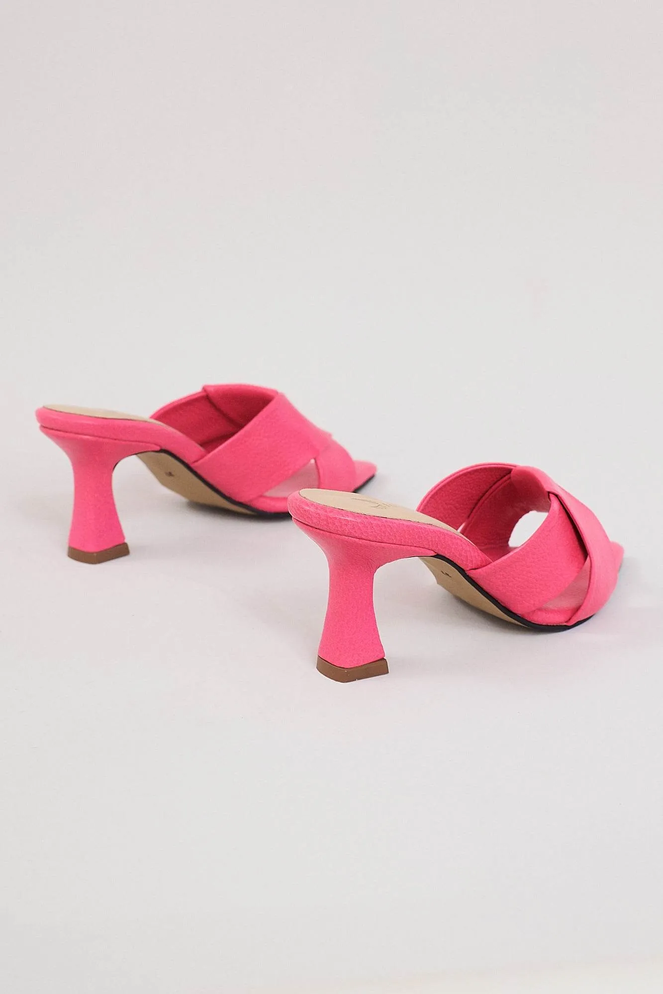 Monaco Open Toe Heels - Pink