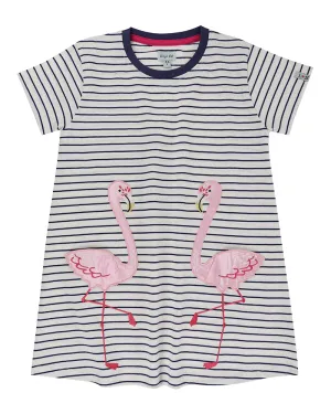Multicoloured Stripe Print Dress