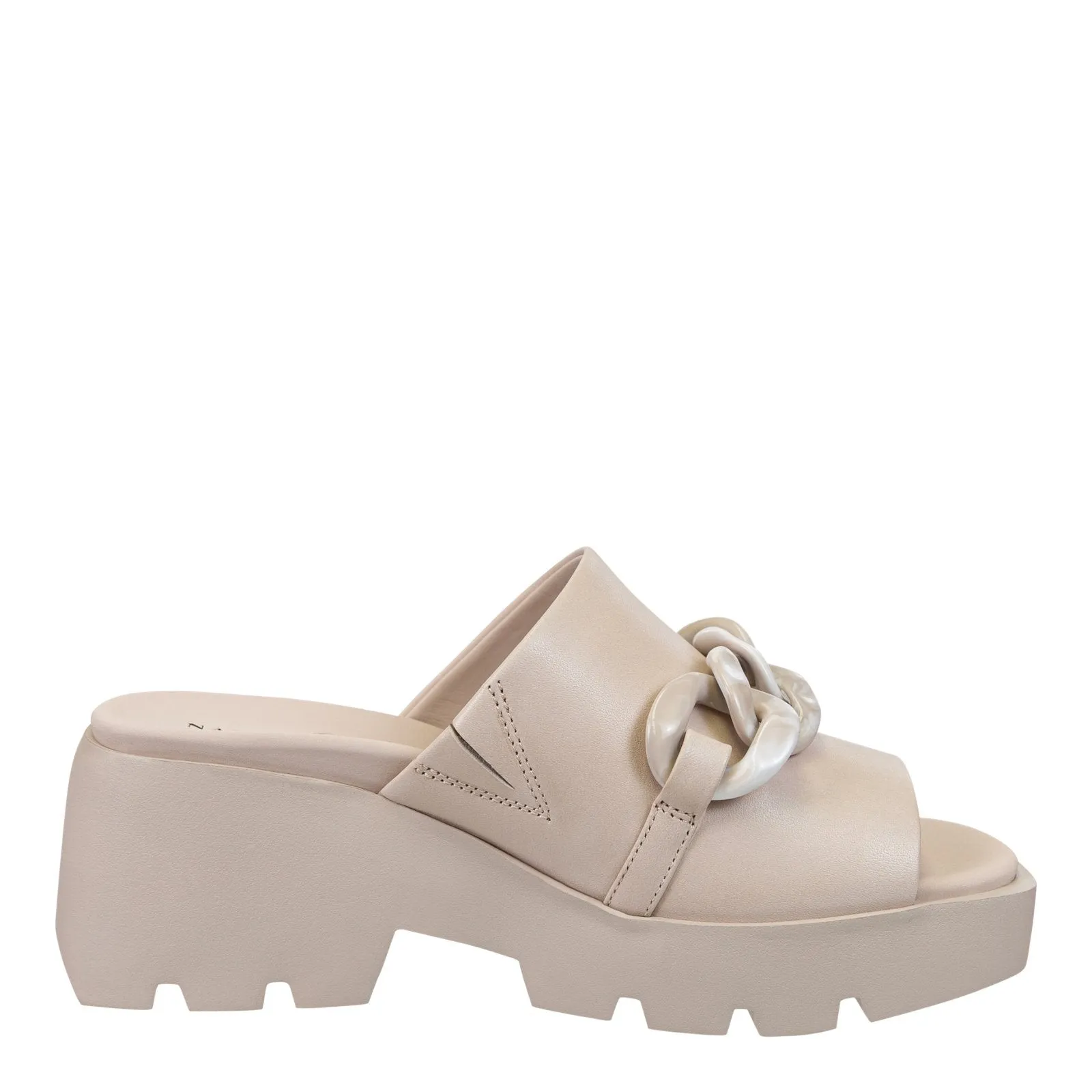 Naked Feet: ISO in BEIGE Platform Sandals