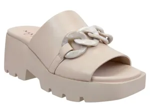 Naked Feet: ISO in BEIGE Platform Sandals