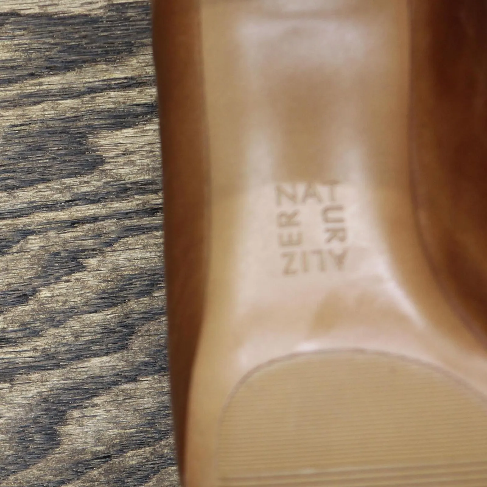 Naturalizer Womens Paloma Heeled Slip On Mules Clog H7021L3 Tawny Brown 10M