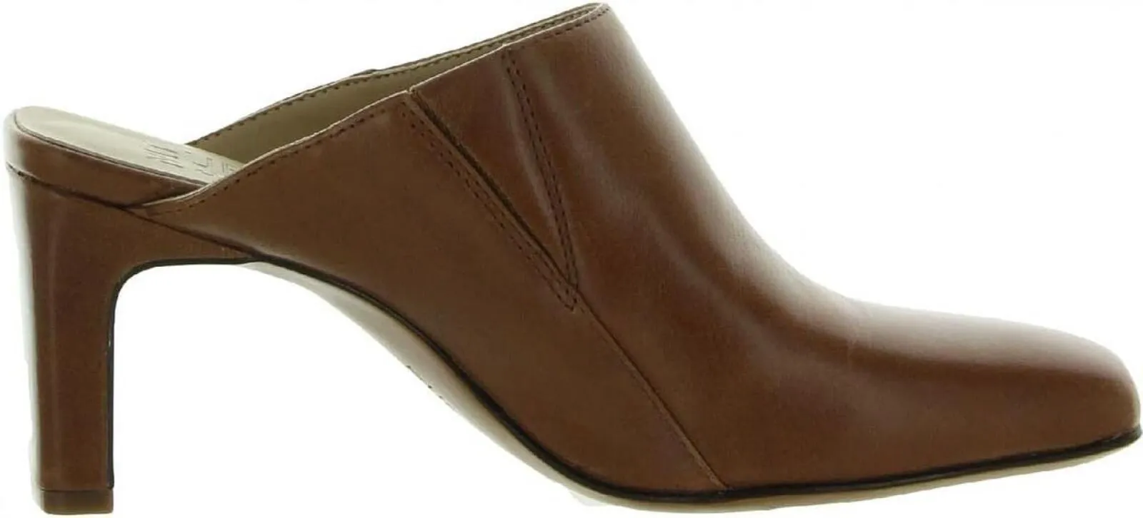 Naturalizer Womens Paloma Heeled Slip On Mules Clog H7021L3 Tawny Brown 10M