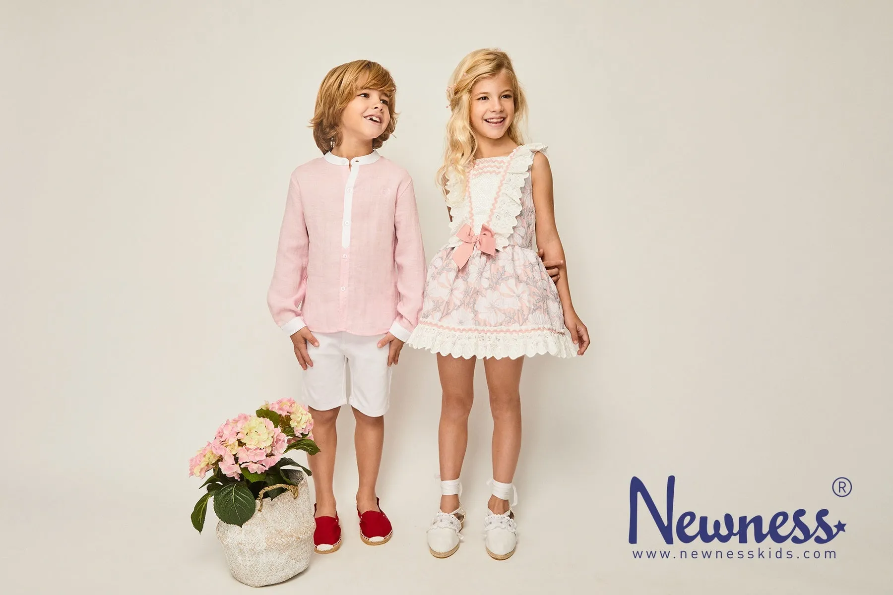 Newness Kids Pink Floral Dress