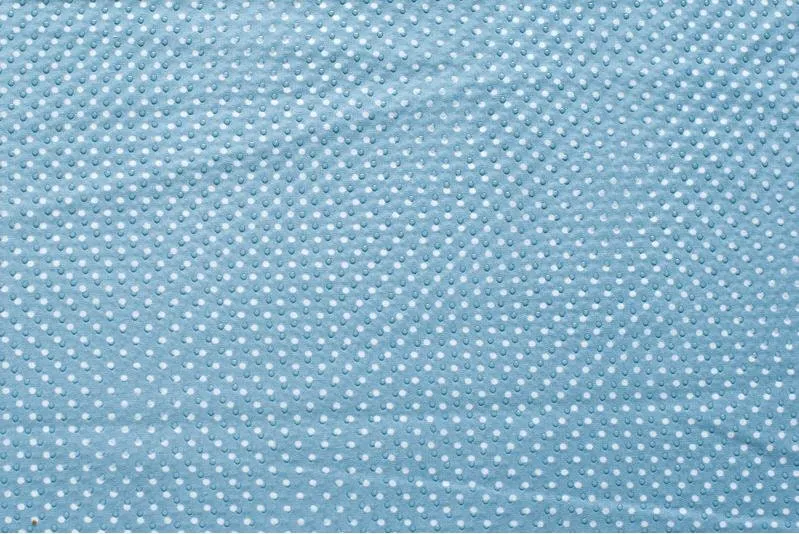 Non-slip Fabric, White Polka Dots - Pink, Red, Blue, Green or Brown - By the Yard 71961