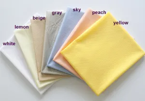 Non-slip Fabric - Yellow, Peach, Sky, Gray, Beige, Lemon or White - By the Yard /3025