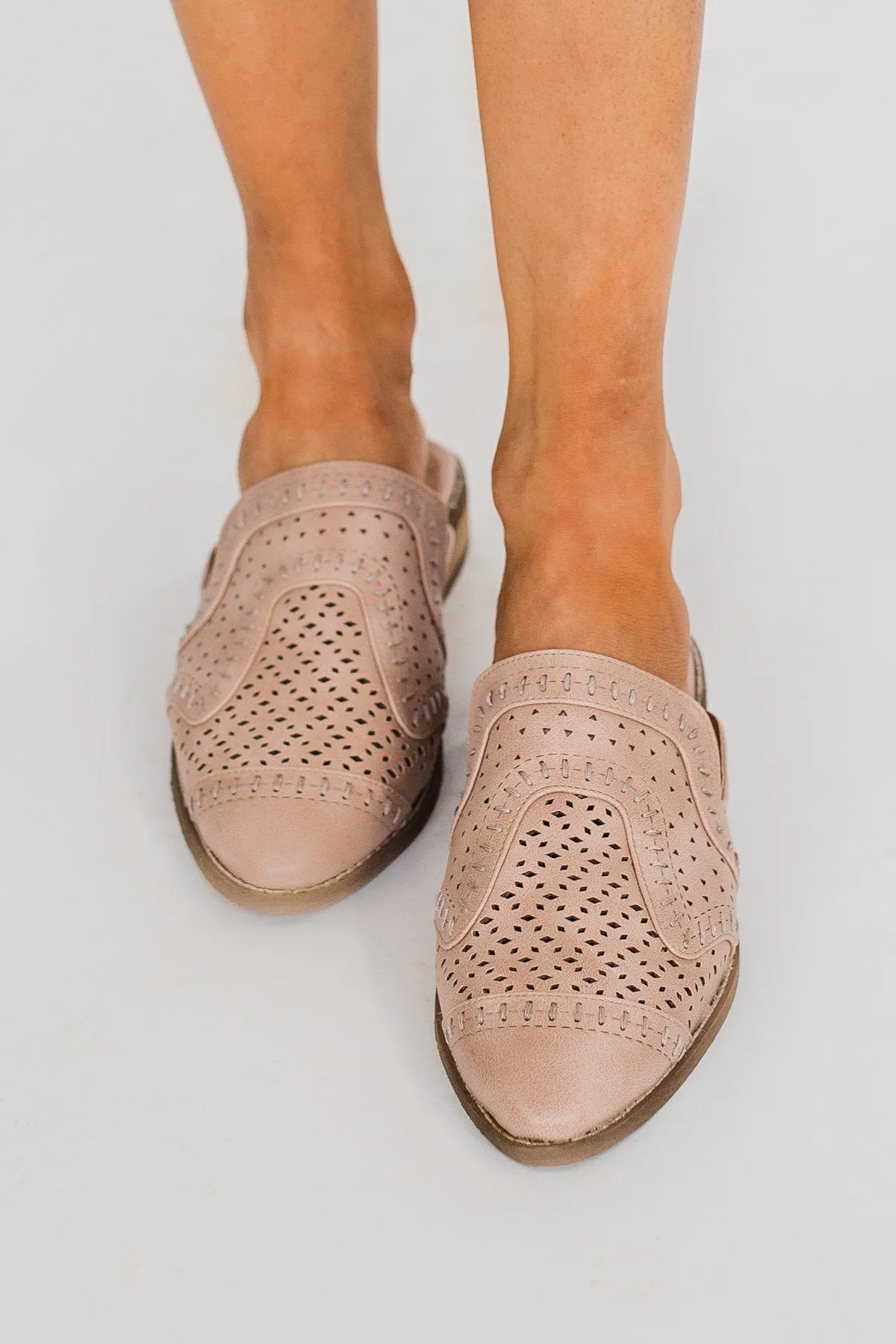 Not Rated Piyal Mules- Blush