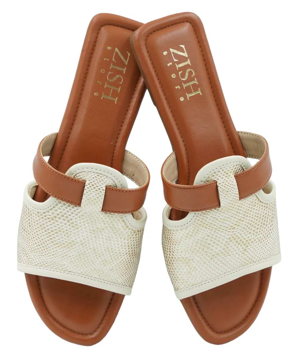 Off White Meghan Flats