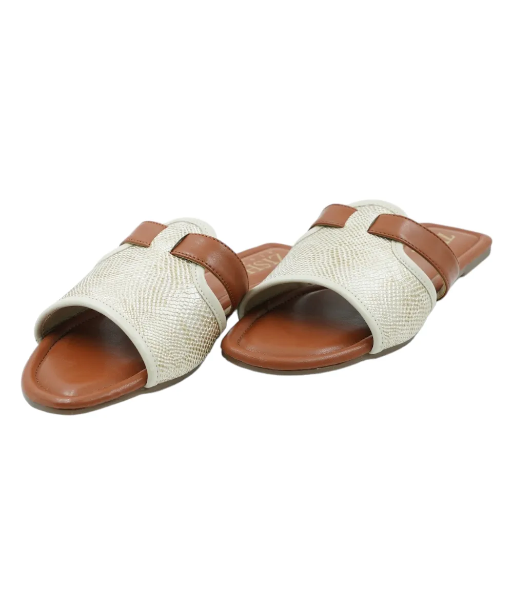 Off White Meghan Flats