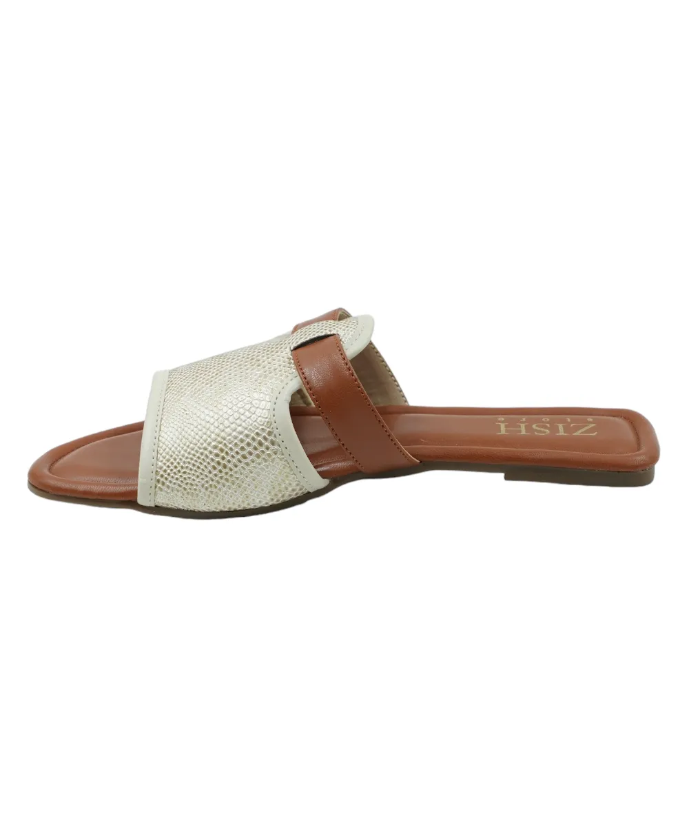Off White Meghan Flats