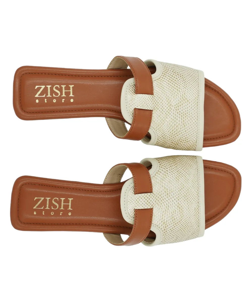 Off White Meghan Flats