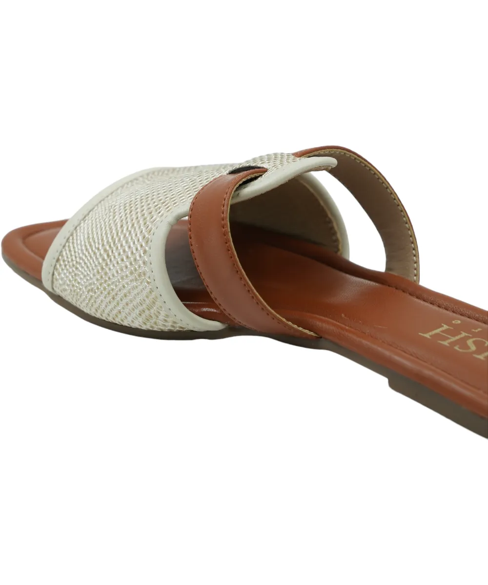 Off White Meghan Flats